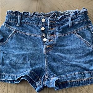 Paperbag Deniem Shorts